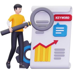 organic keyword illustration