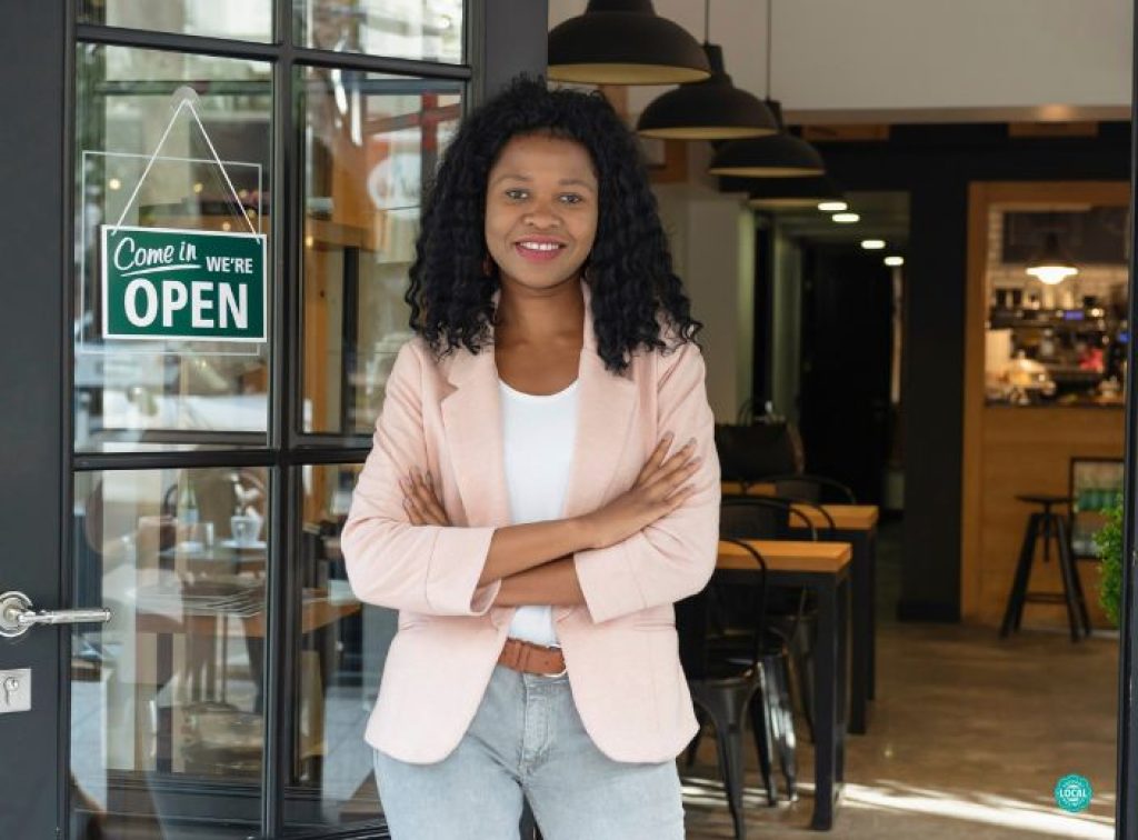 Small business owner in Nigerian